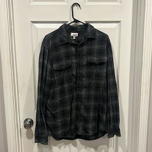 Blackish-grey Sonoma flannel size large